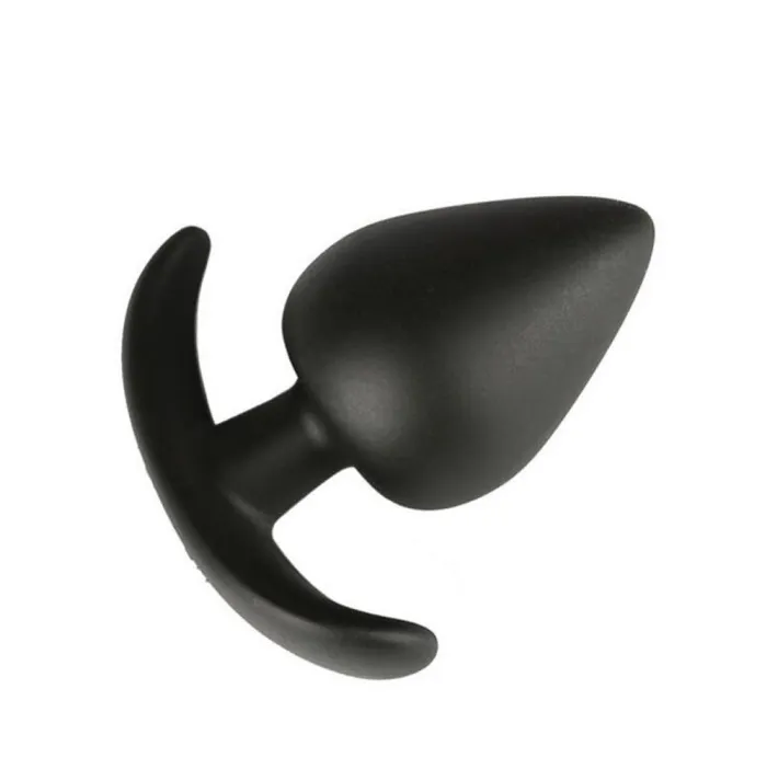 MALE GAY BLACK Silicone Butt Anal Plug