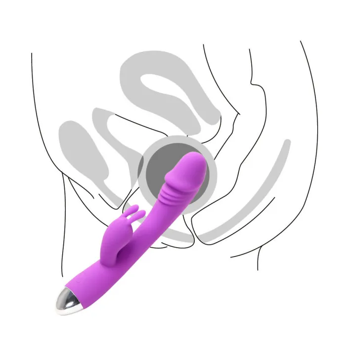 Multi Speed USB Rechargeable Rabbit Vibrator