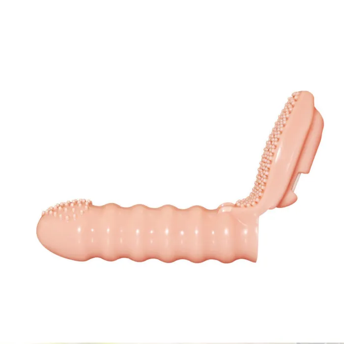 Finger Sleeve Vibrator Clitoris Stimulator