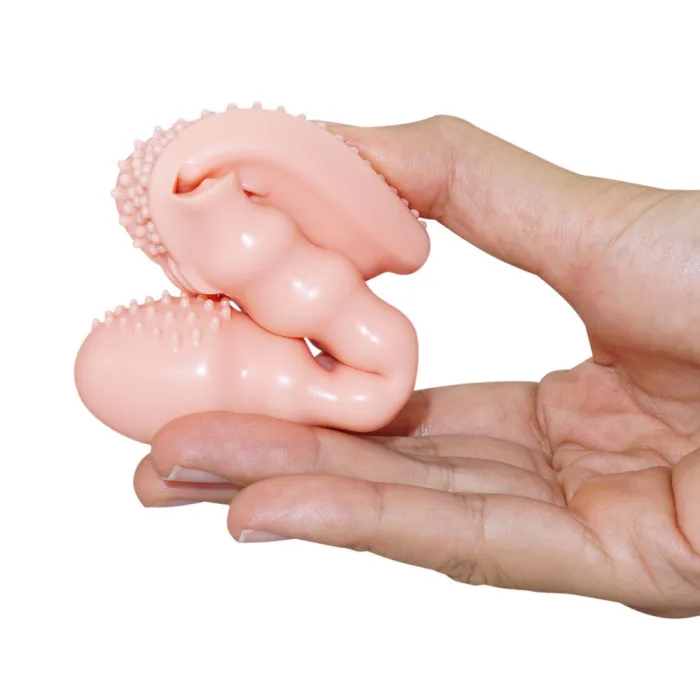 Finger Sleeve Vibrator Clitoris Stimulator