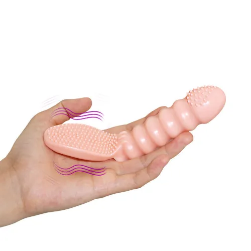 Finger Sleeve Vibrator Clitoris Stimulator