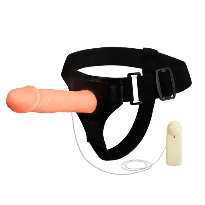 Multi-speed Vibrating Strap-On Dildo