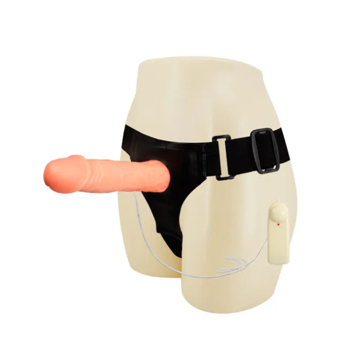 Multi-speed Vibrating Strap-On Dildo