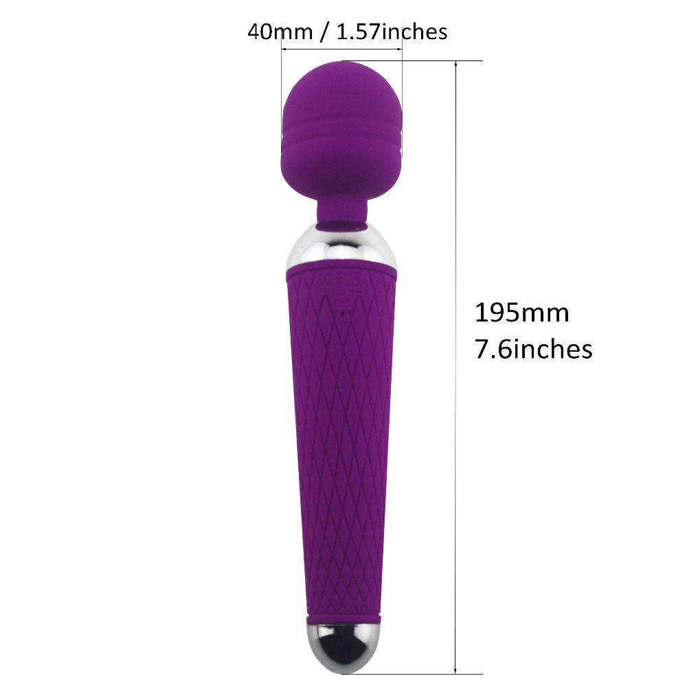 Magic Wand Vibrator USB Rechargeable Clitoris Stimulator
