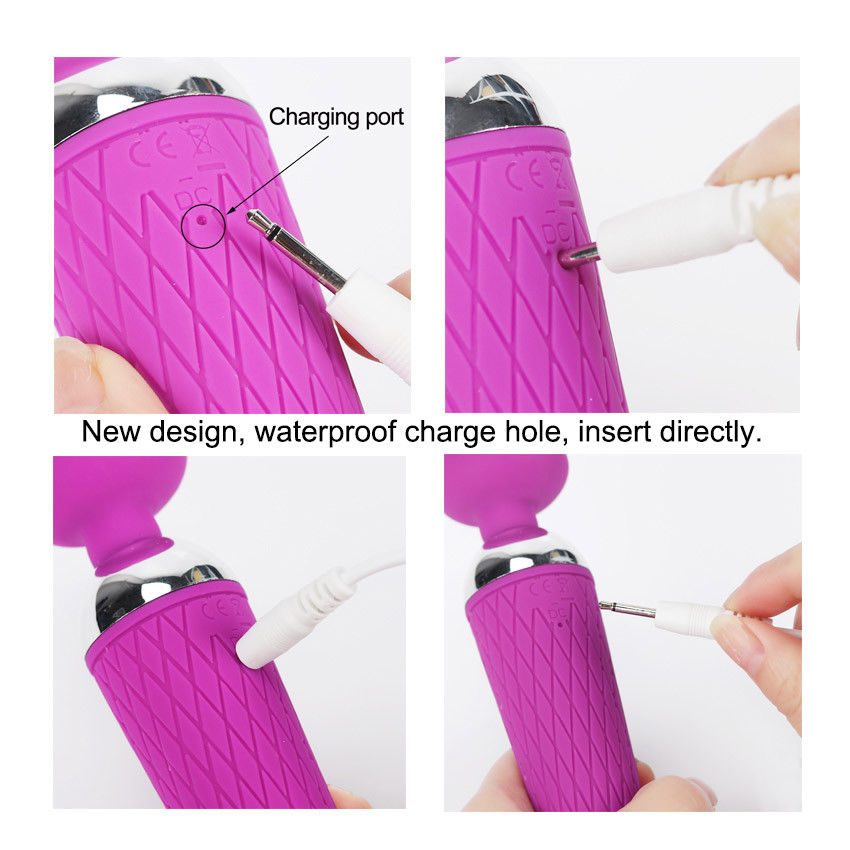 Magic Wand Vibrator USB Rechargeable Clitoris Stimulator