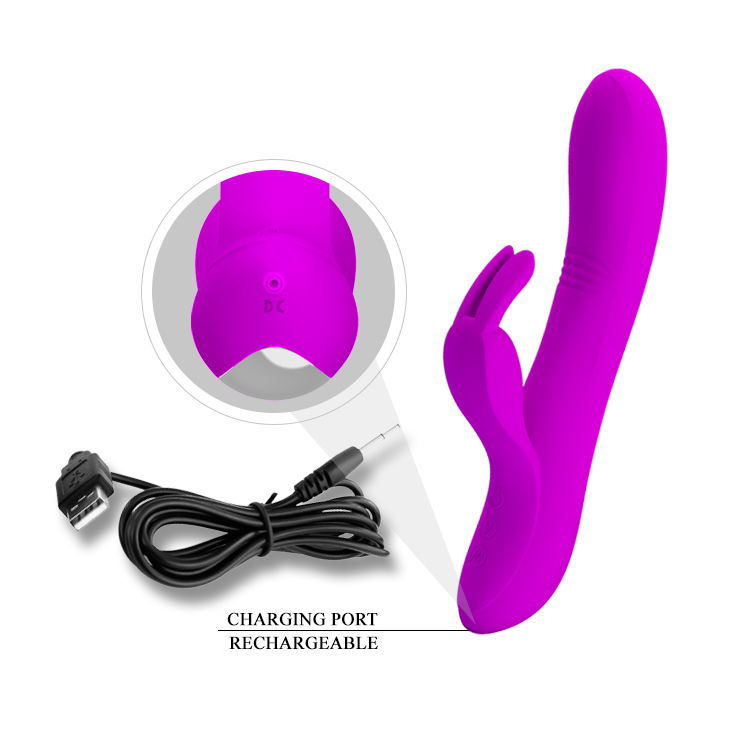 7 Speed vibrations USB Rechargeable rabbit vibrator