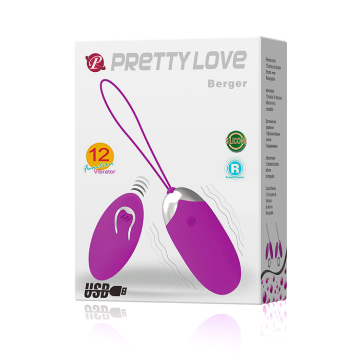 USB Chargeable 12 Speed Vibrating Egg