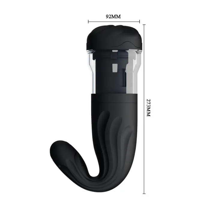 USB Rechargeable 4 Speed Rotation Masturbator Cup