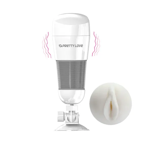 Vibrating Suction Base Masturbator Cup