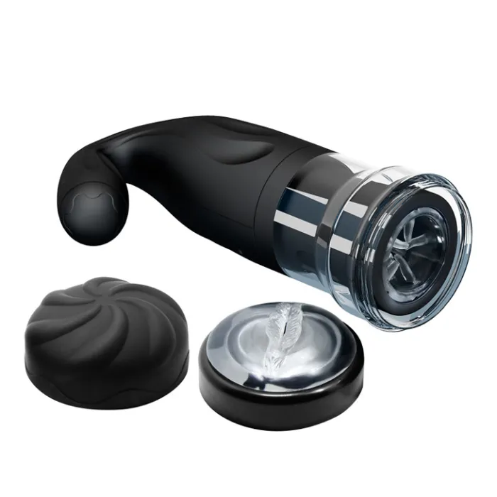 USB Rechargeable 4 Speed Rotation Masturbator Cup