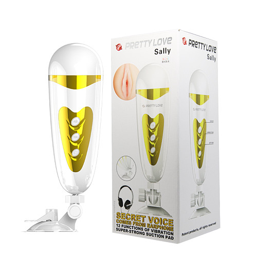 Suction Cup Voice USB Rechargeable Masturbator Cup