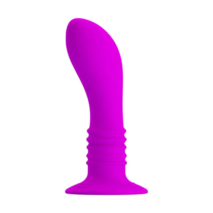 10 Speed Vibrating Suction Base Anal Plug Dildo