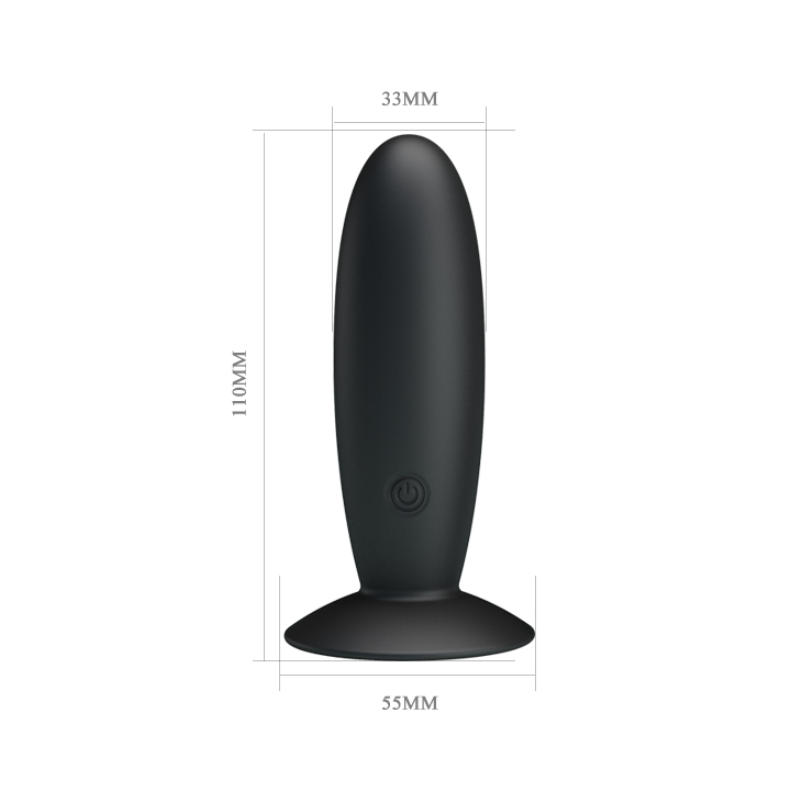 12 Speed USB Rechargeable Anal Plug 