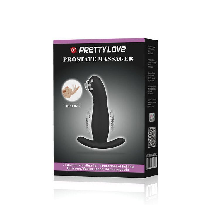 4-Function of Tickling USB Rechargeable Anal Vibrator