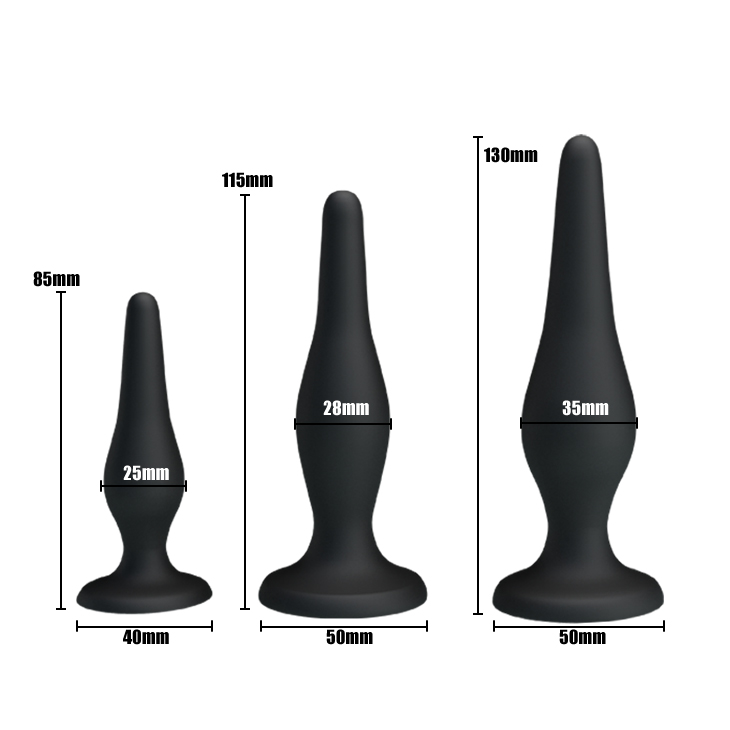 Suction Base Silicone Anal Butt Plug