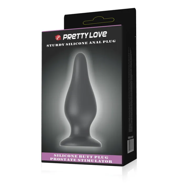 Suction Base Waterproof Silicone Anal Plug