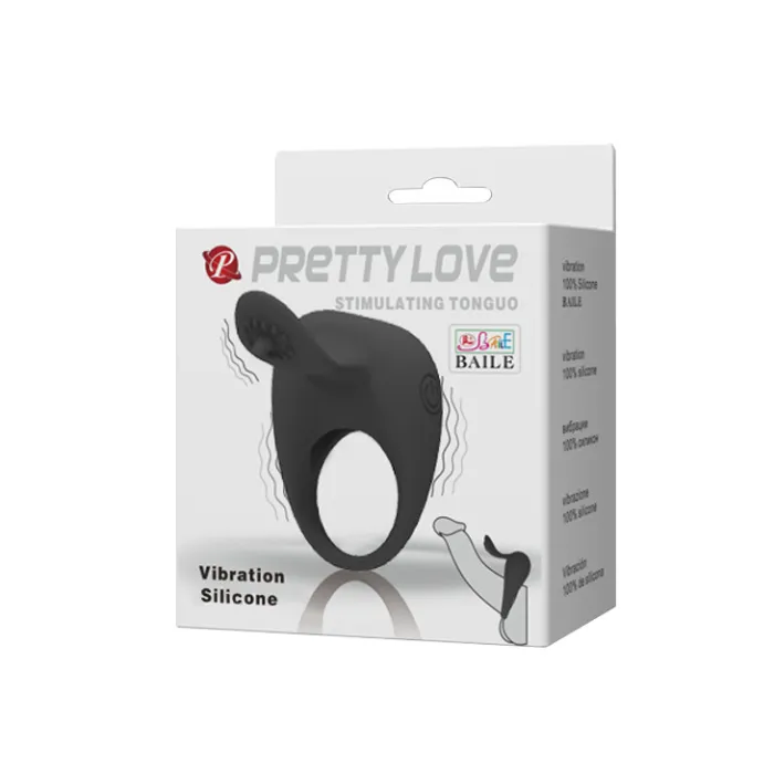 Vibrating Silicone Cock Ring Men's Toys