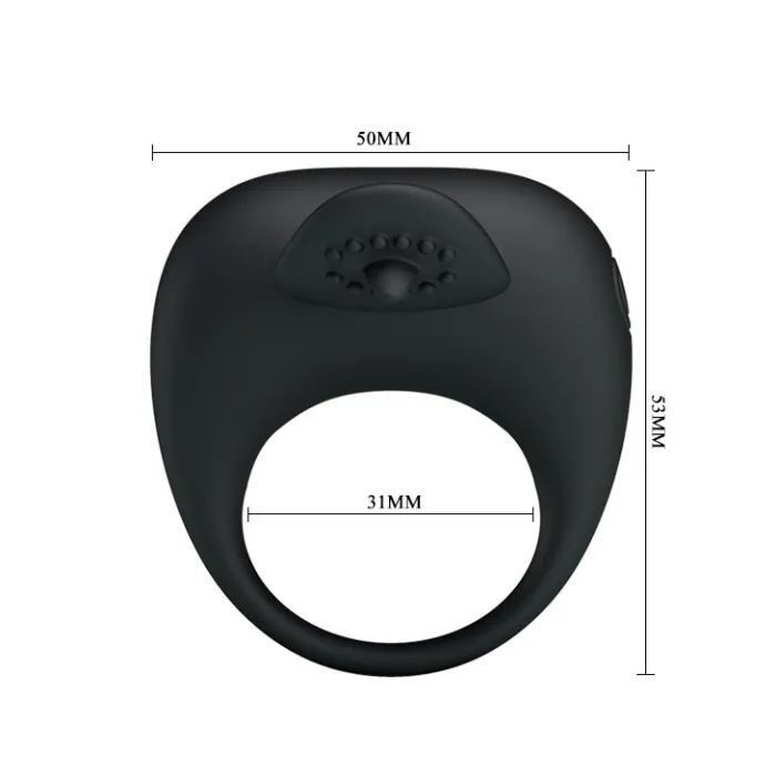 Vibrating Silicone Cock Ring Men's Toys