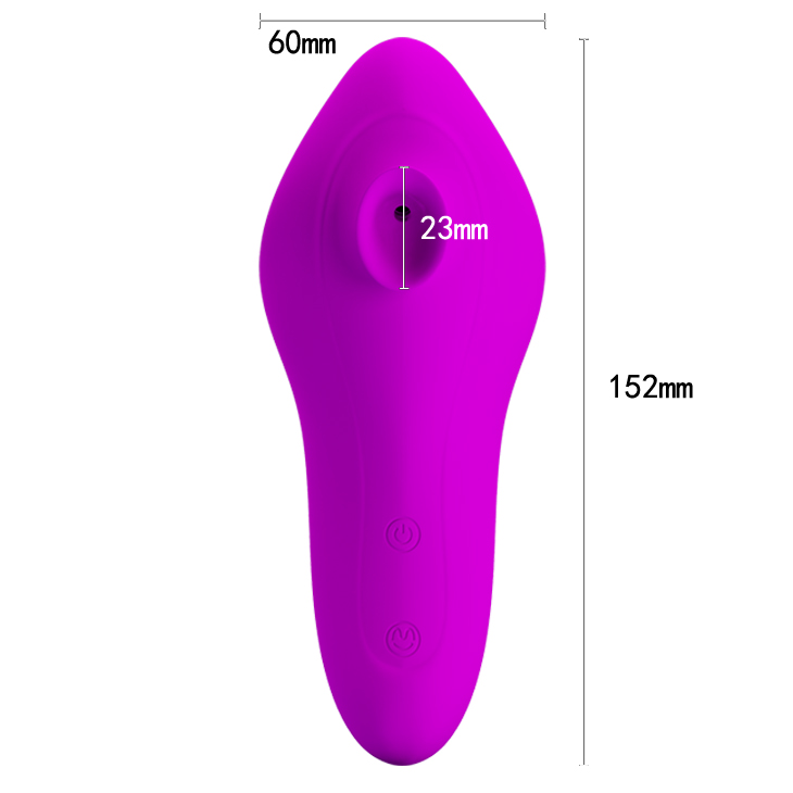 12-Function of Sucking USB Rechargeable Silicone Suction Vibrator
