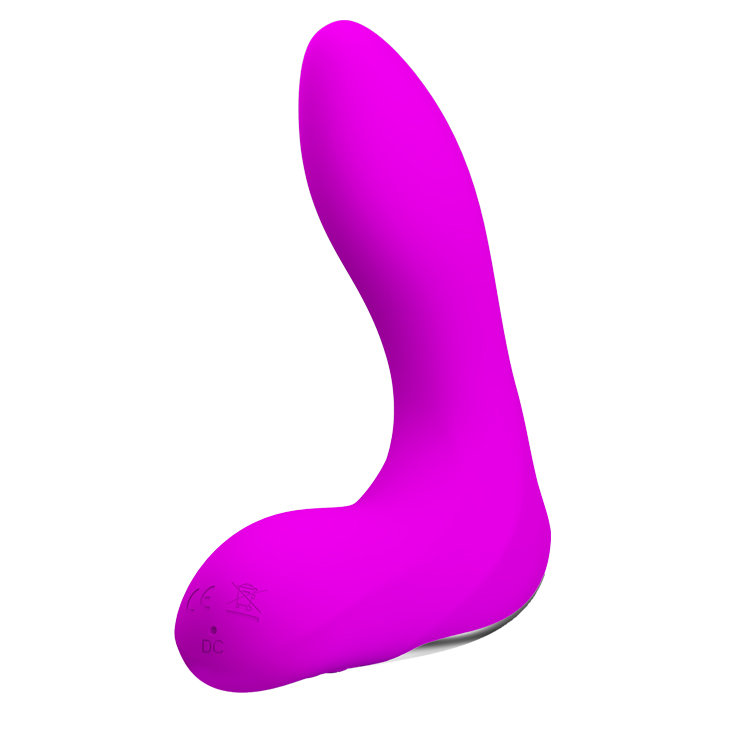12-Function Vibrations Inflatable USB Rechargeable Anal Vibrator In Purple