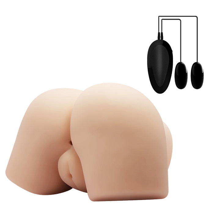 Multi-speed Vibration Lifelike Full Sized Butts Men's Sex Toys
