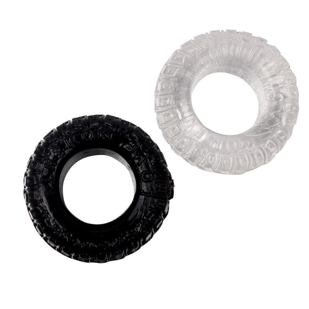 Tire Type Silicone Delay Ejaculation Cock Ring 