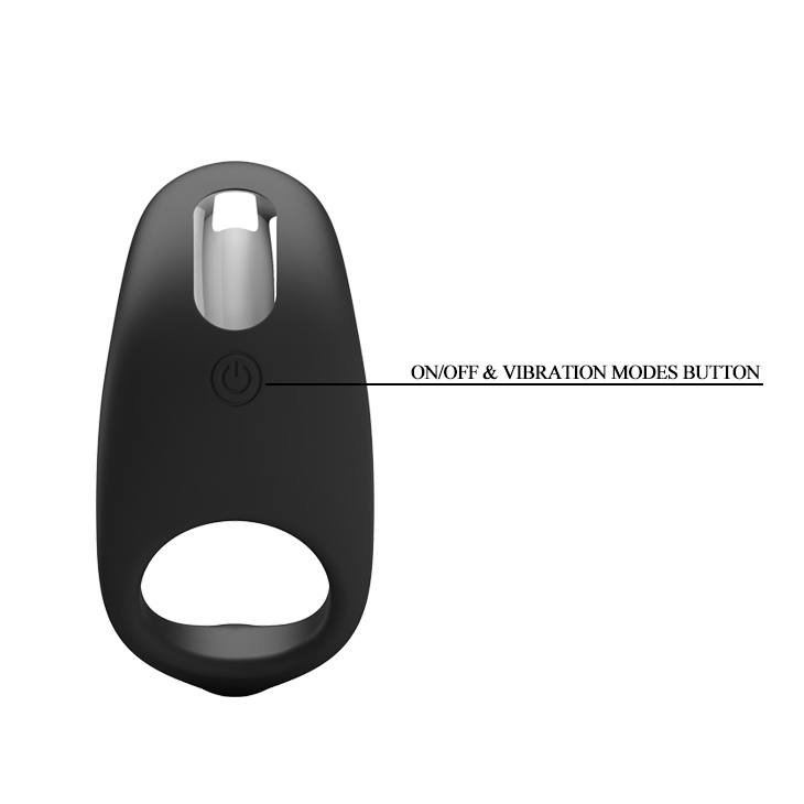 7-Speed Vibrating USB Rechargeable Cock Ring 