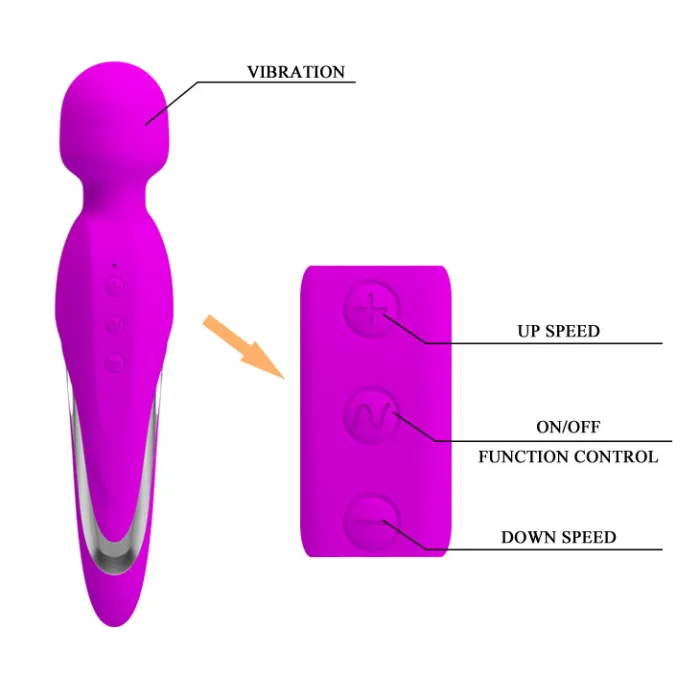 5-Levels of Speed Control Vibrator