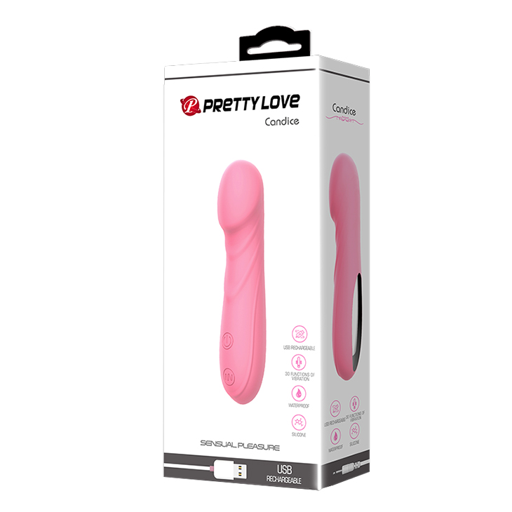 30-Function Vibrating USB Rechargeable Silicone Vibrator