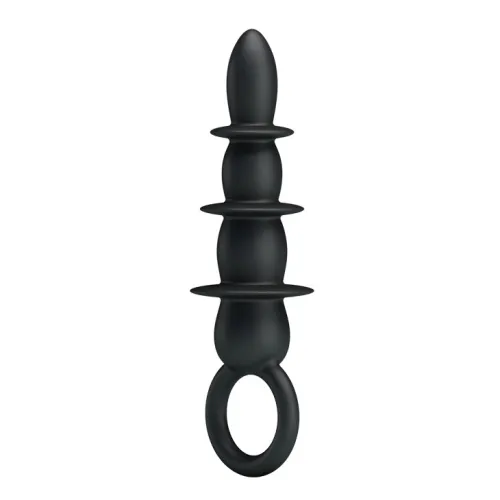 Silicone Anal Plug In Black