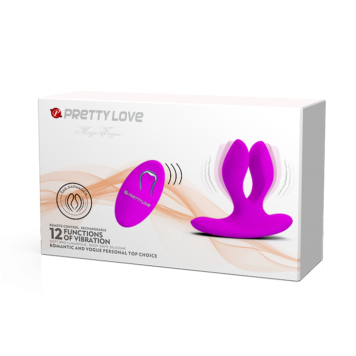 12-Function Vibrations Remote Control USB Rechargeable Vibrator