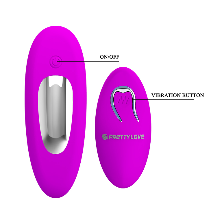 12-Function Vibrations Remote Control USB Rechargeable Vibrator