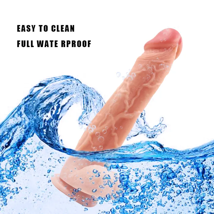 Realistic Dildo Lifelike Big Real Dong Suction Cup In Flesh