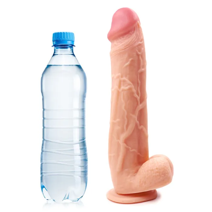 Realistic Dildo Lifelike Big Real Dong Suction Cup In Flesh