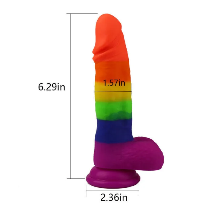 Suction Cup Dildo Anal Butt Plug Silicone Realistic Waterproof Adult Sex Toy