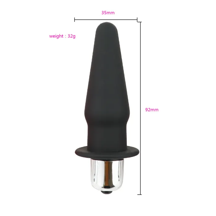 Vibrating Butt Plug Dildo Vibrator​ Anal Plug Silicone Adult Sex Toy