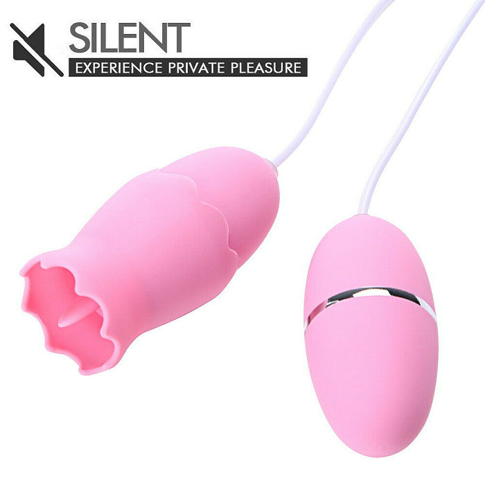Vibrating Love Egg 20 Speed Tongue Vibrator Dildo Clitoral Stimulator