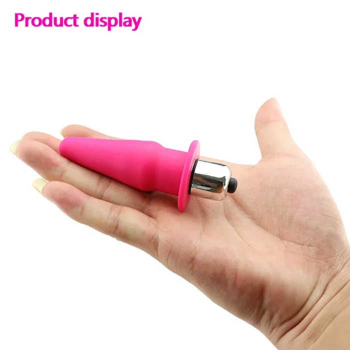Vibrating Butt Plug Dildo Vibrator​ Anal Plug Silicone Adult Sex Toy