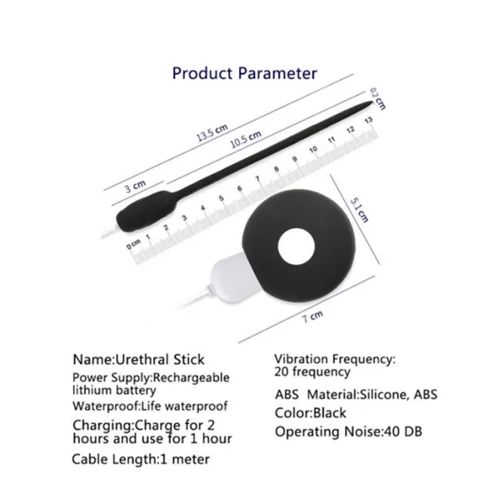 Urethral Sounding Plug Stimulation Catheter Dilator