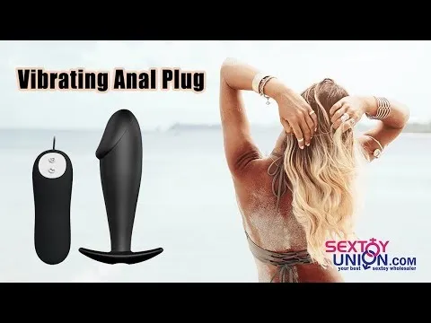 12 Speed Vibrating Silicone Anal Plug