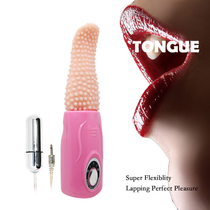 Multi-Speed Tongue Vibrator Vibrating Bullet Egg G-Spot Massager Adult Sex Toys