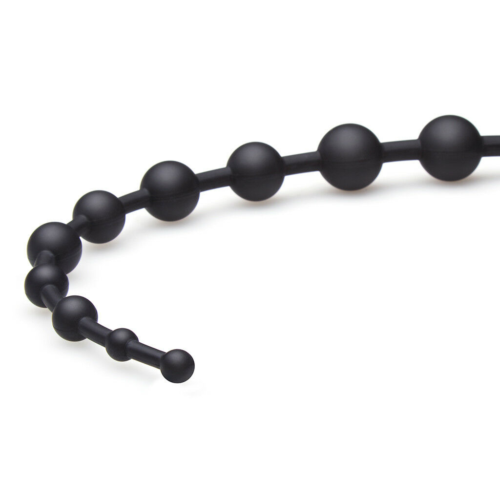 Dragons Tail Silicone Anal Beads Anal Butt Plug 10 Beads