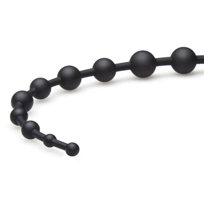 Dragons Tail Silicone Anal Beads Anal Butt Plug 10 Beads