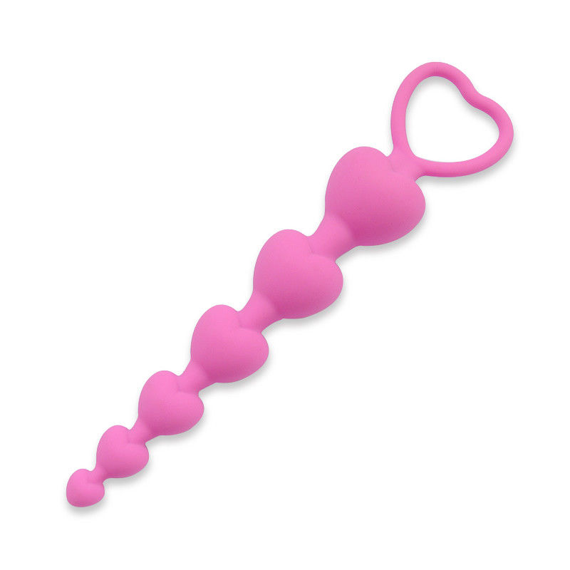 Silicone Anal Beads - pink