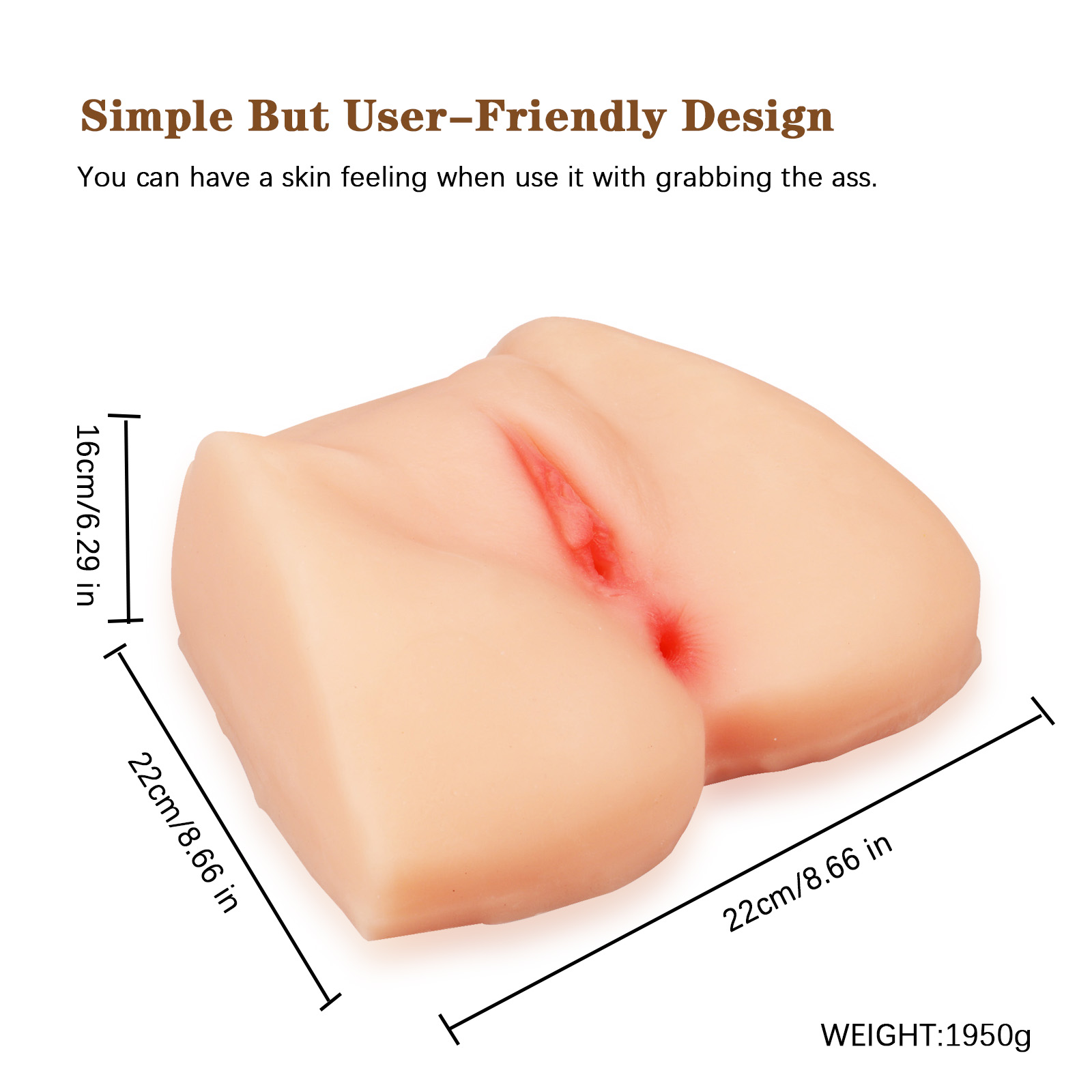 Male Masturbator 3D Realistic Vagina 