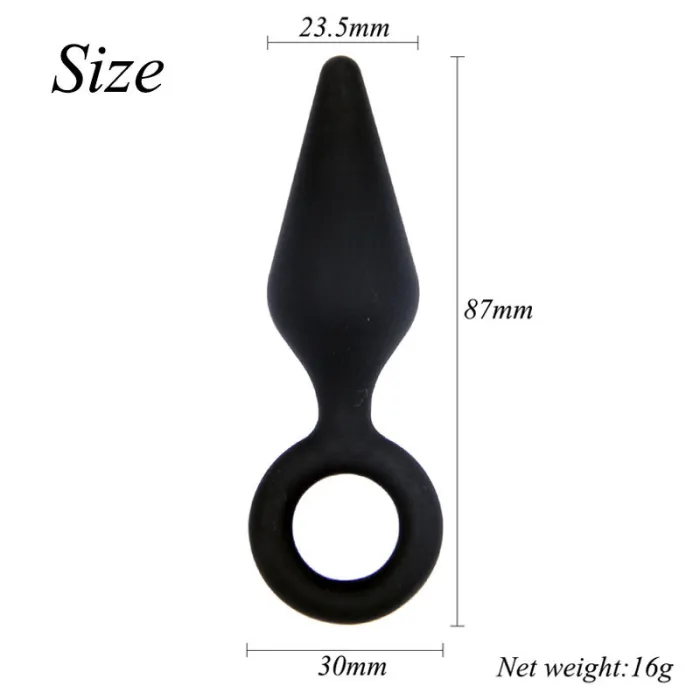 Anal Butt Plug Silicone Anal Beads 5PCS/SET