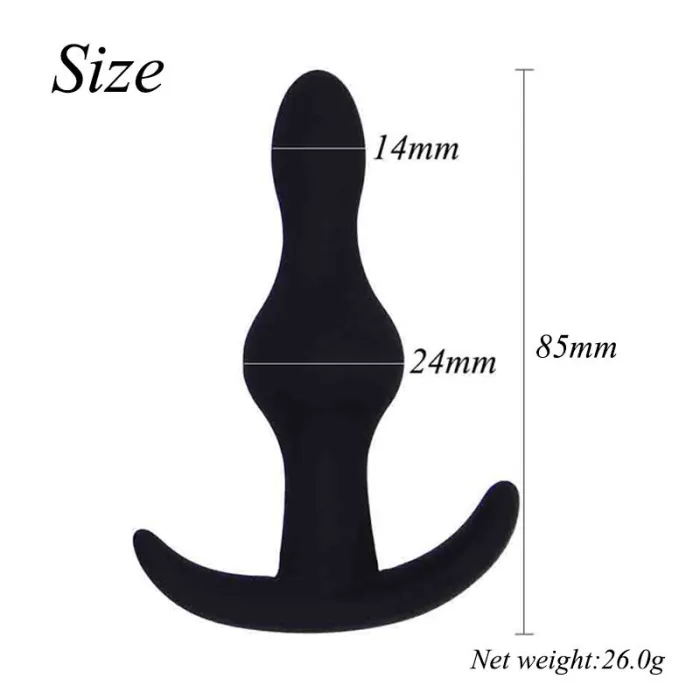 Anal Butt Plug Silicone Anal Beads 5PCS/SET
