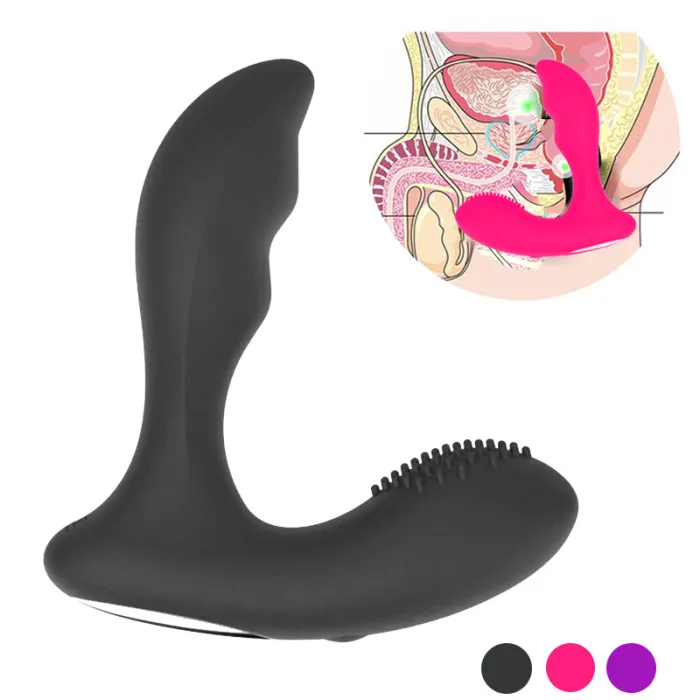 10 Speed Vibrating Prostate Massager Anal Butt Plug USB Rechargeable