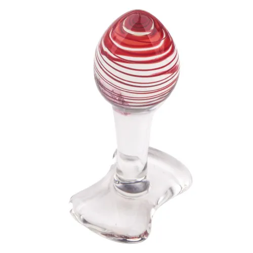 Glass Anal Plug G-Spot Massager Dildo Crystal Butt Plug