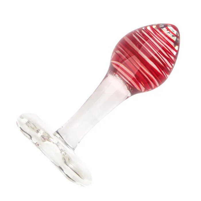 Glass Anal Plug G-Spot Massager Dildo Crystal Butt Plug